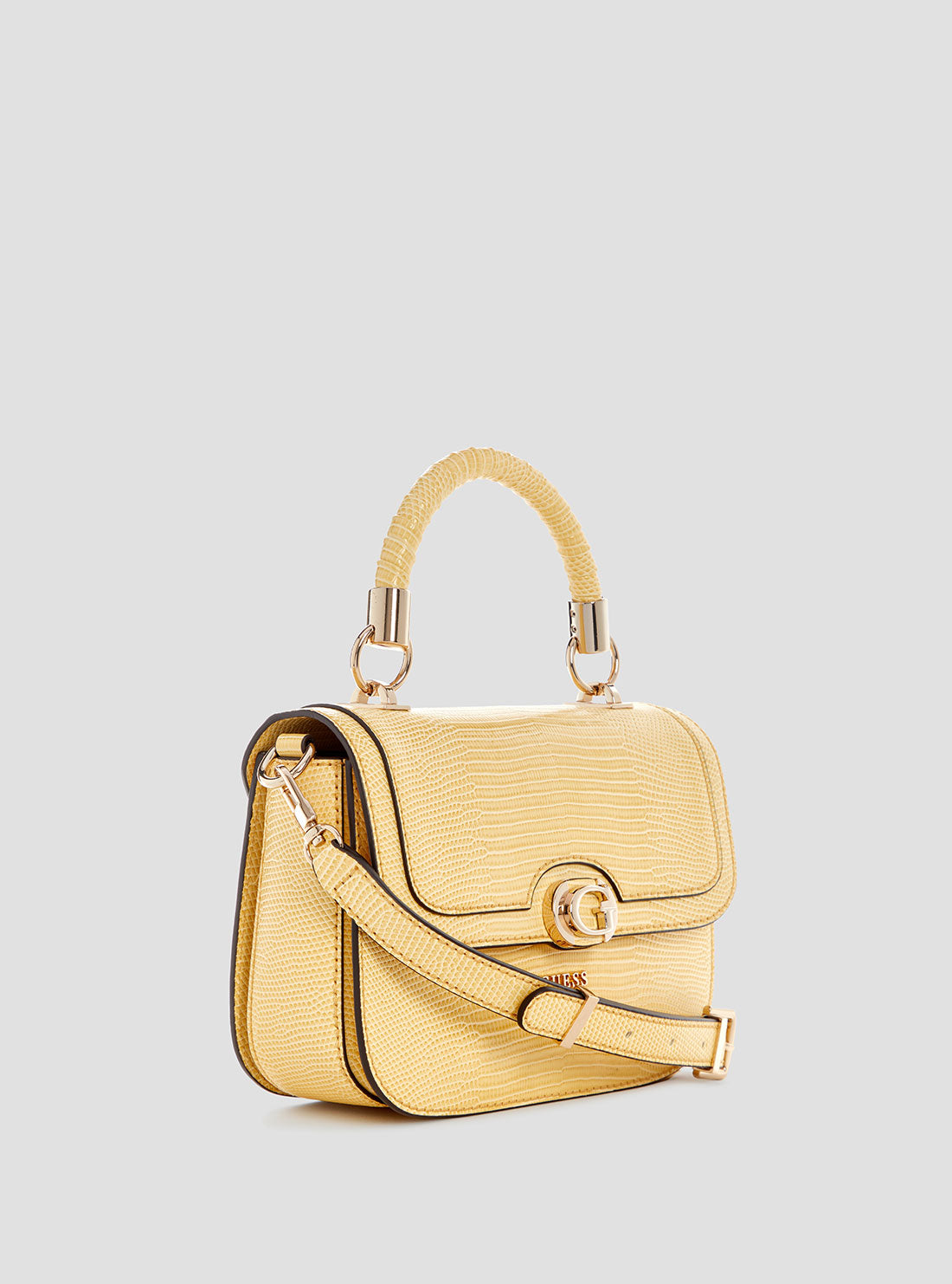 Yellow Orlina Camera Crossbody Bag