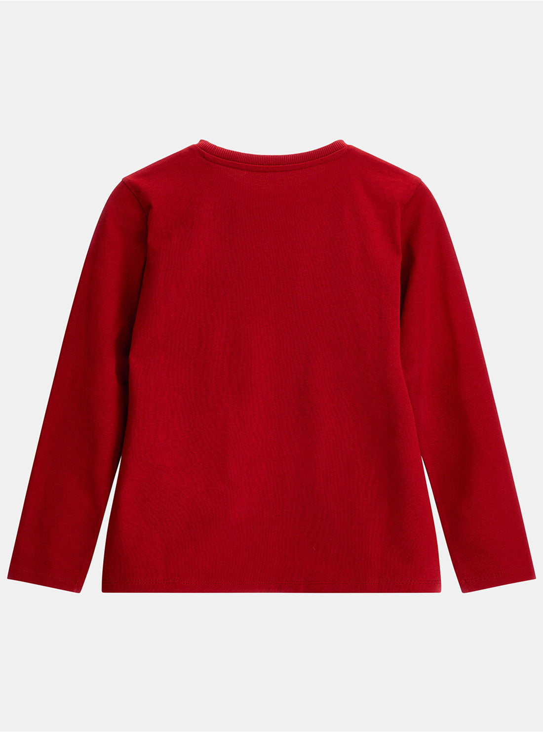 GUESS Red Long Sleeve T-Shirt (7-16) back view