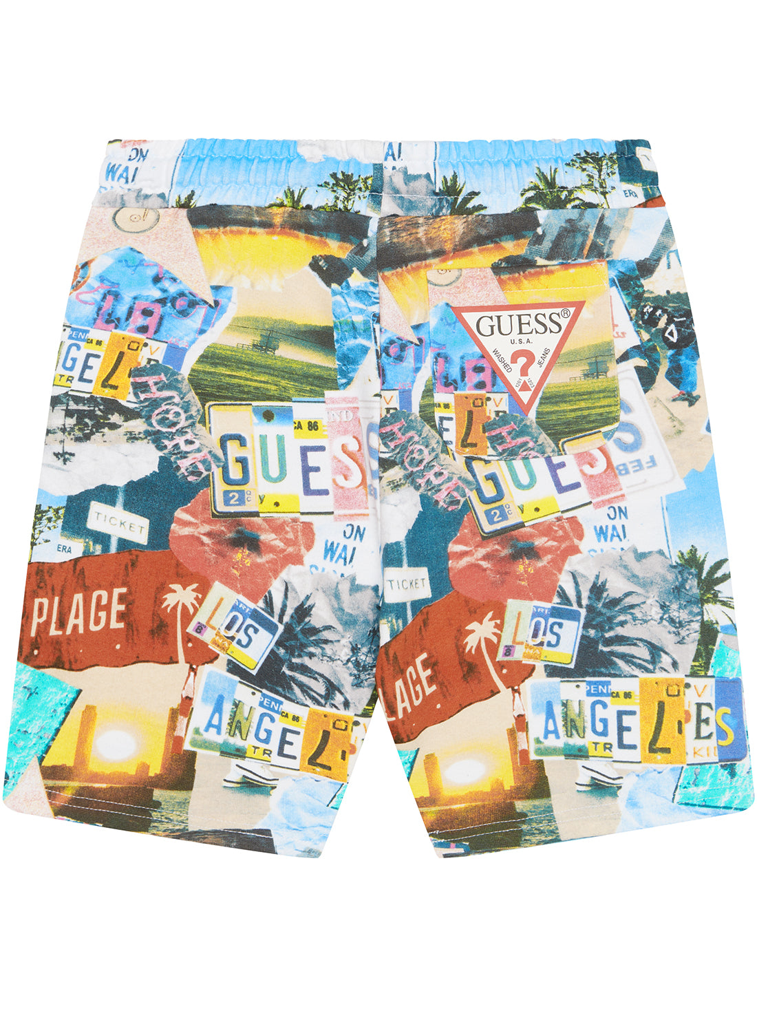 Photo Collage Print Active Shorts (7-18)