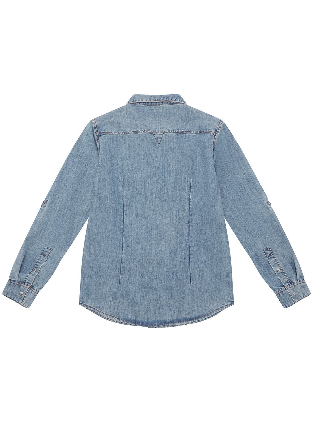 Blue Denim Long Sleeve Shirt (2-7)