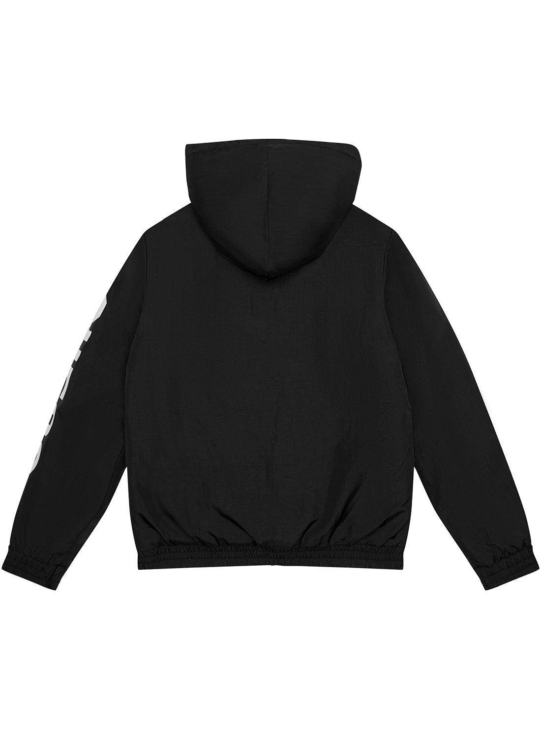 Black Nylon Hooded Jacket (7-16)