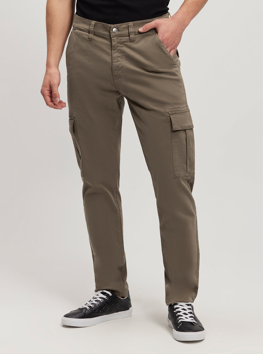 Brown Lonta Classic Cargo Pant front view