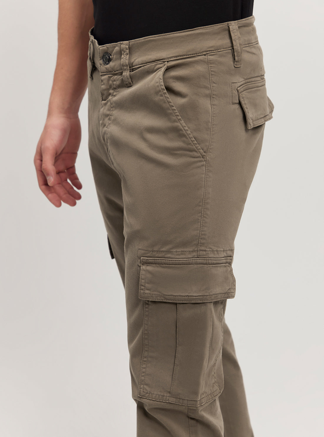 Brown Lonta Classic Cargo Pant detail view