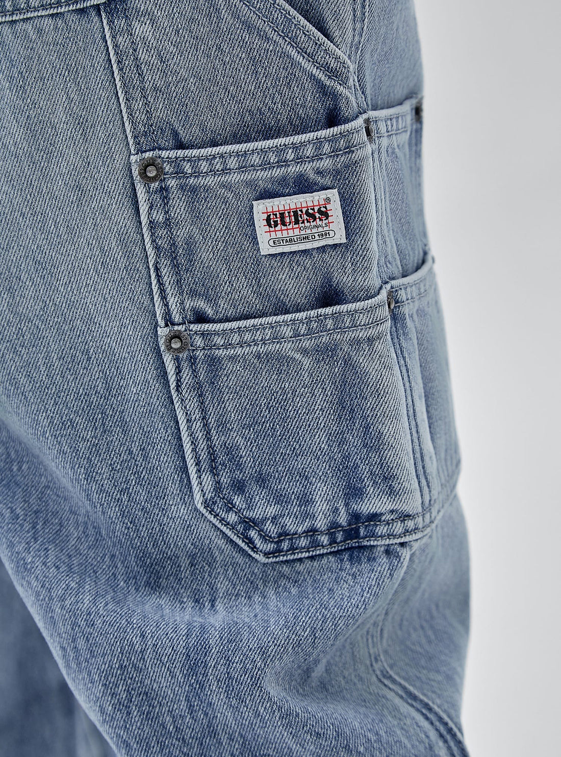 Guess Originals Denim Carpenter Pants detail view