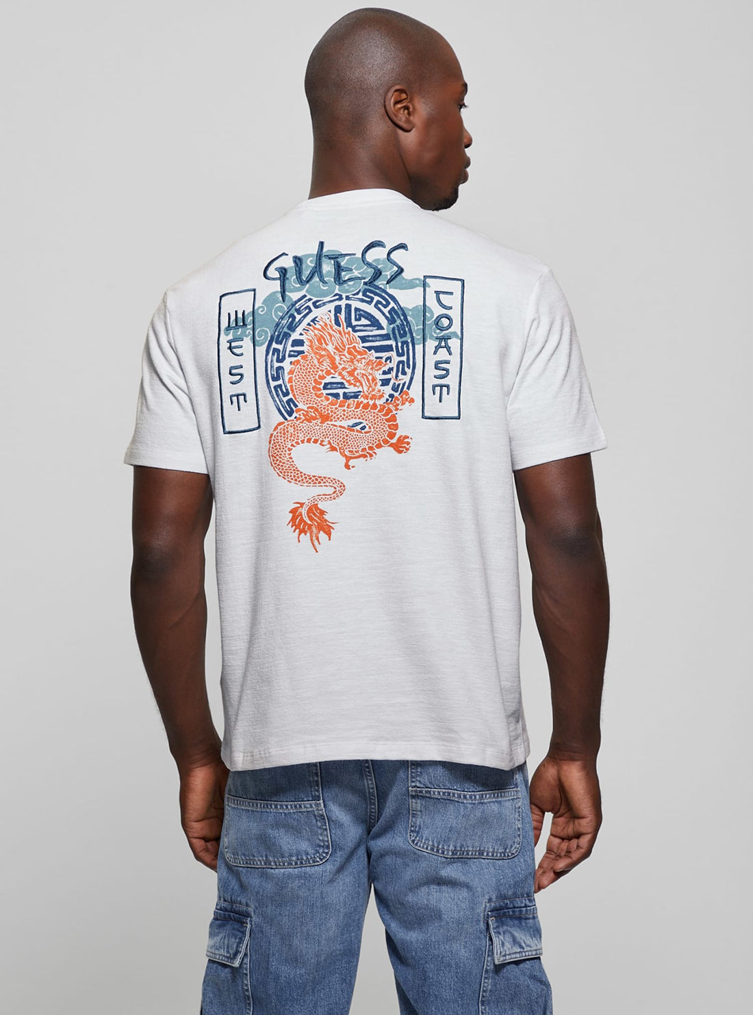 White Japanese Dragon T-Shirt