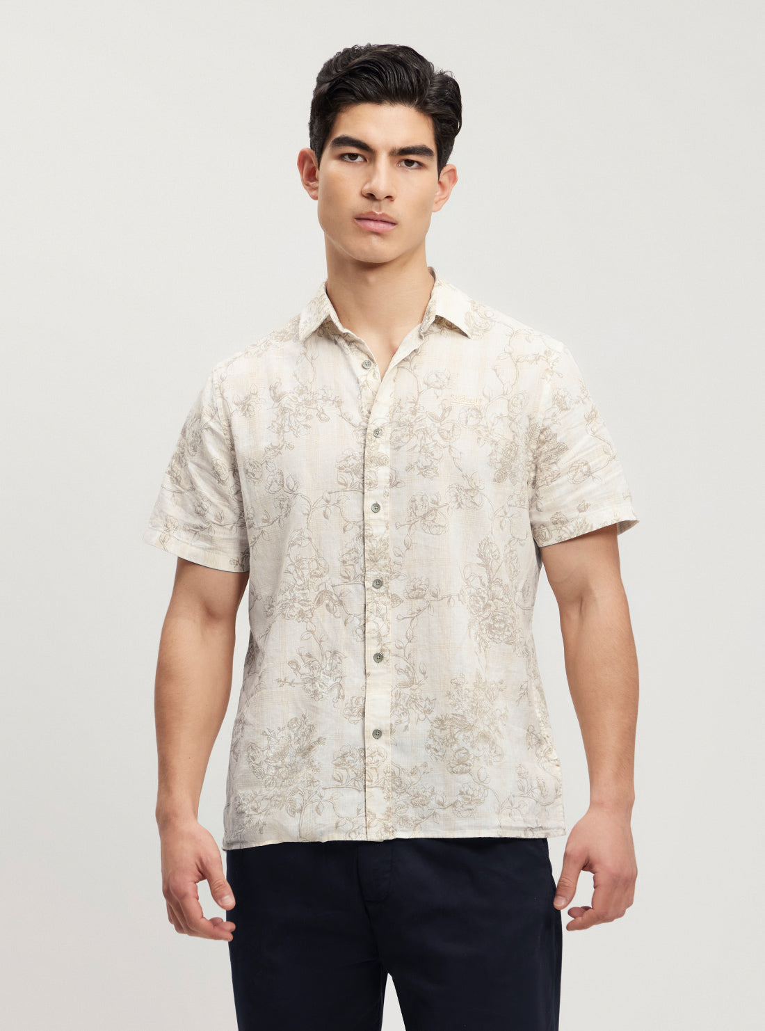 Eco Collin Overprinted Short Sleeve Shirt