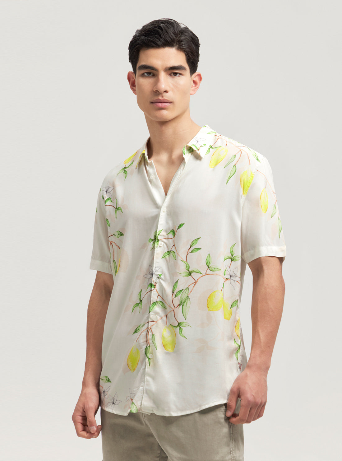 Eco Lemon Vines Short Sleeve Shirt