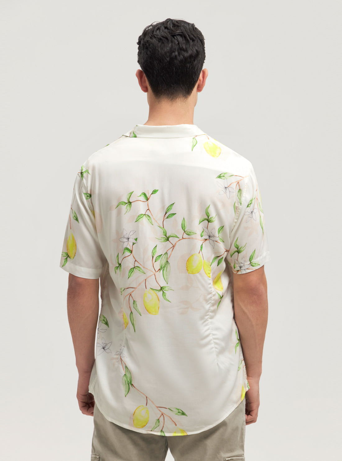 Eco Lemon Vines Short Sleeve Shirt