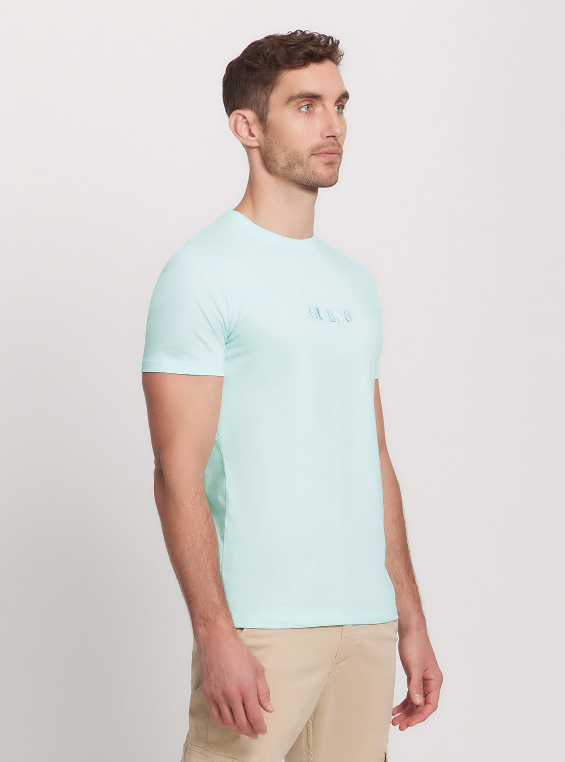 Eco Blue Multi Coloured Logo T-Shirt