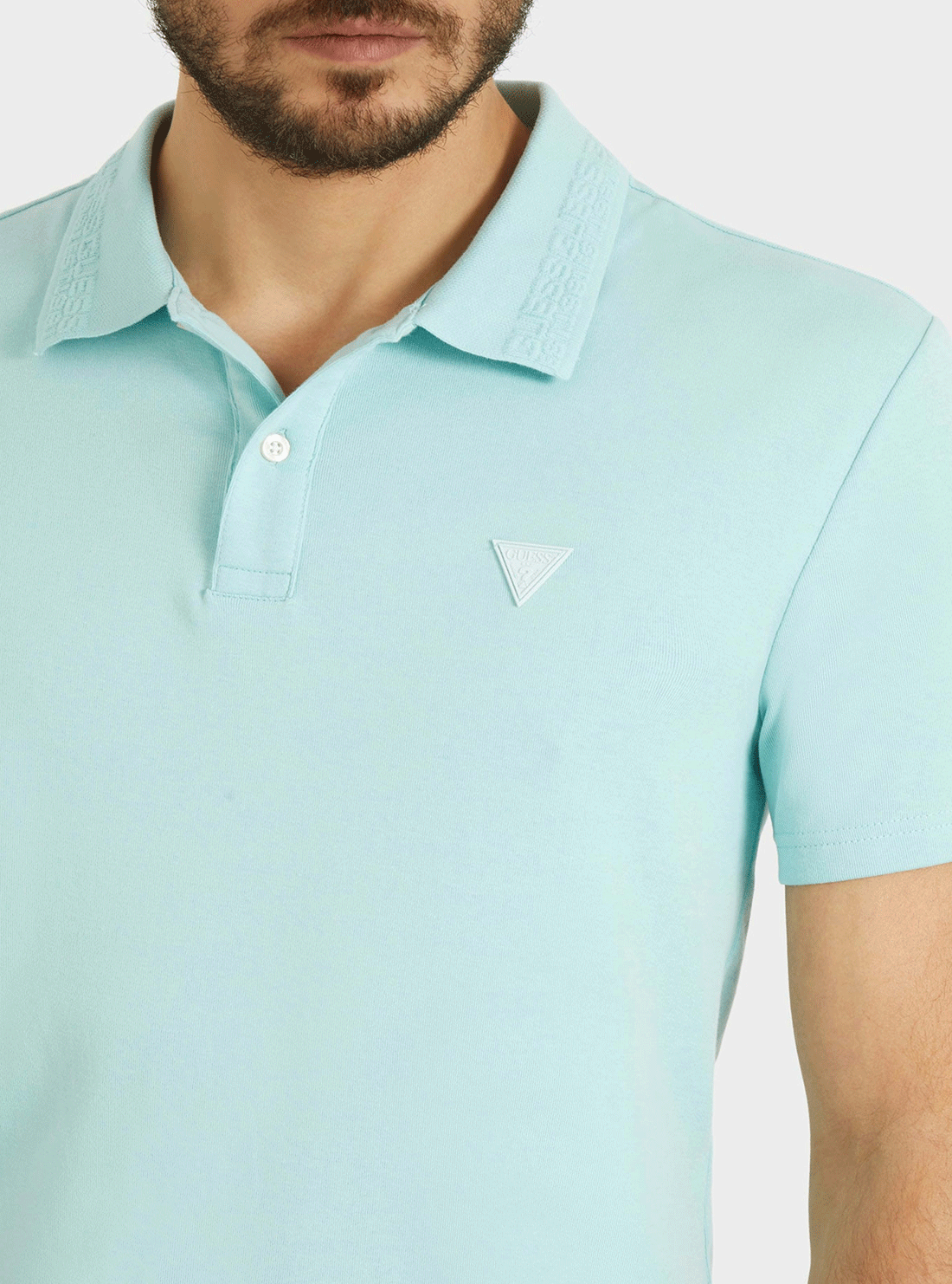 Eco Light Blue Nolan Polo T-Shirt