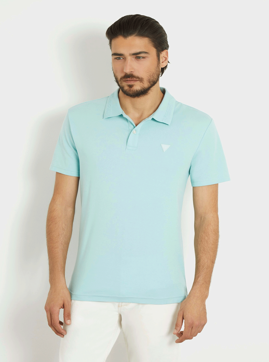 Eco Light Blue Nolan Polo T-Shirt