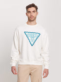 Guess Originals White Multi Jumper front view