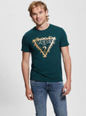 GUESS Eco Green Short Sleeve T-Shirt front view