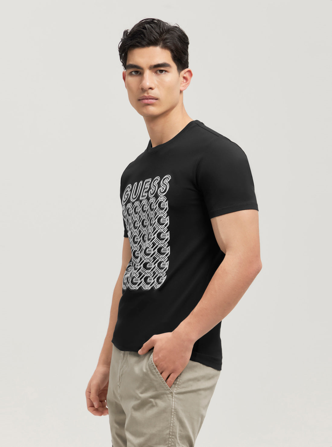 Eco Black Logo Chain T-Shirt