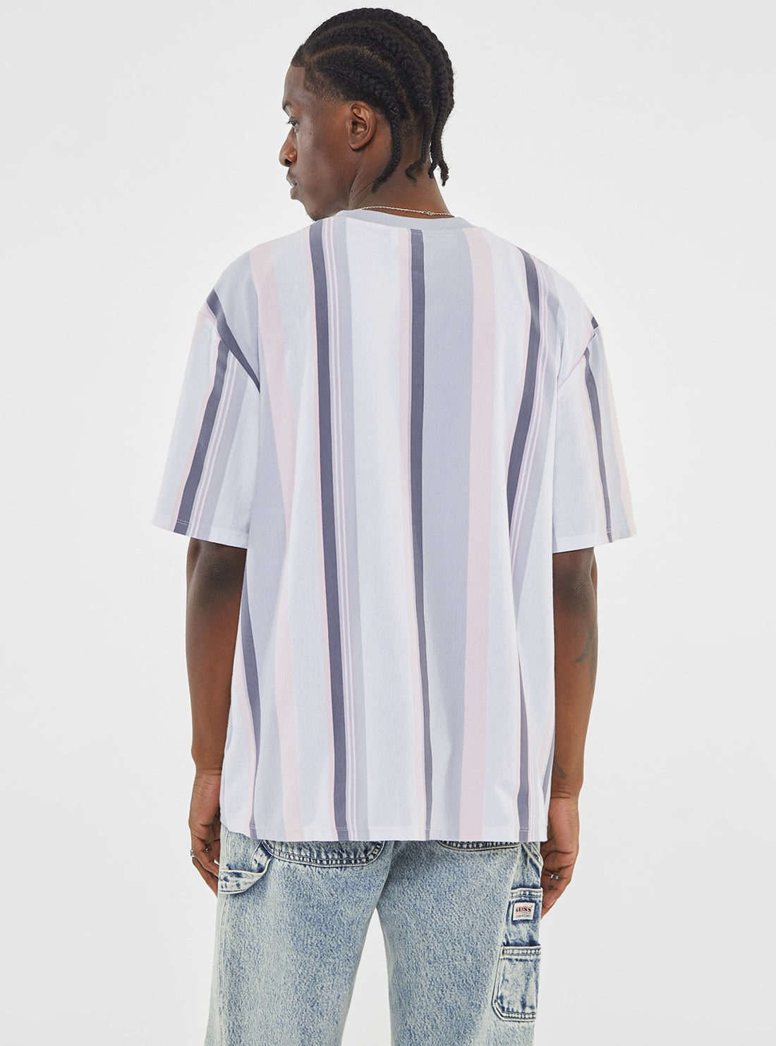 Guess Originals Vertical Stripe T-Shirt