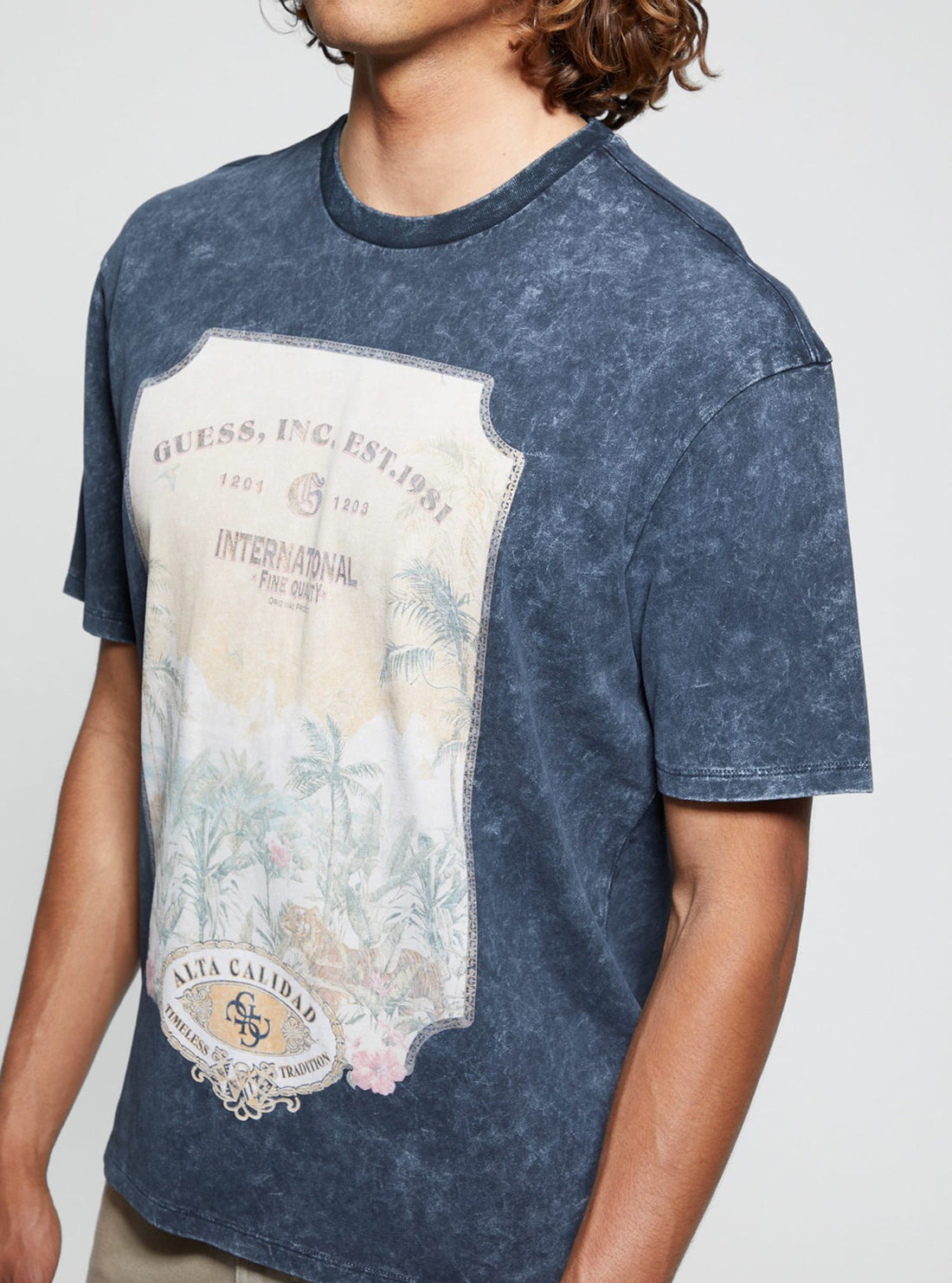 Blue Paraiso Postcard T-Shirt