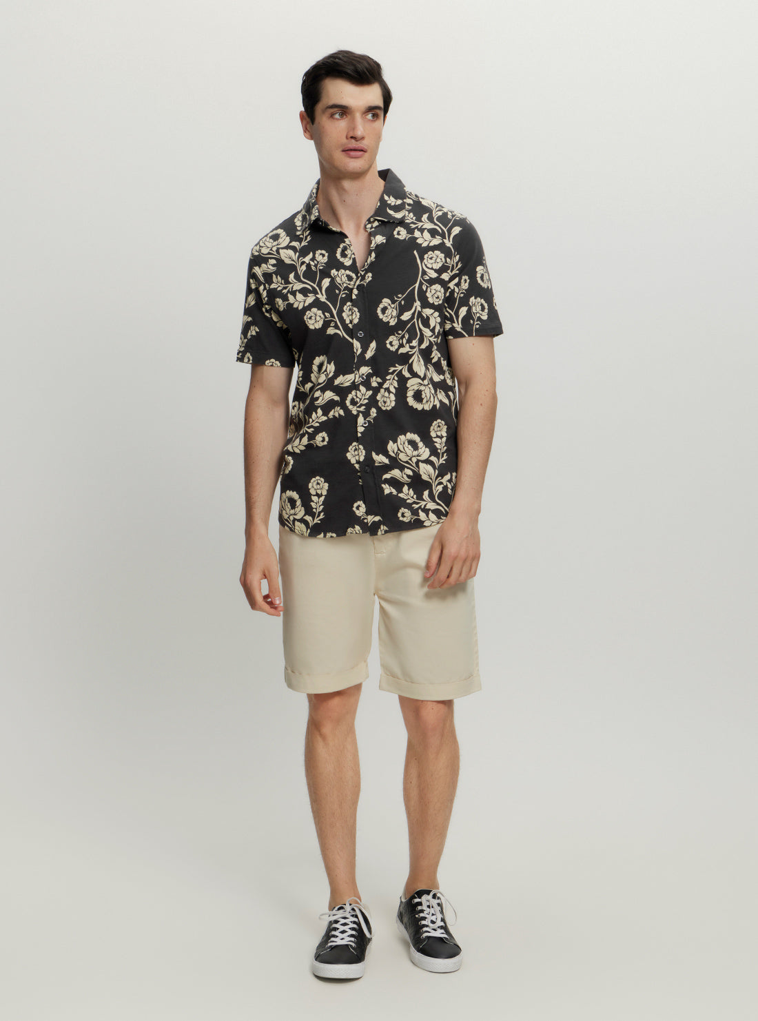 Black Parker Floral Shirt