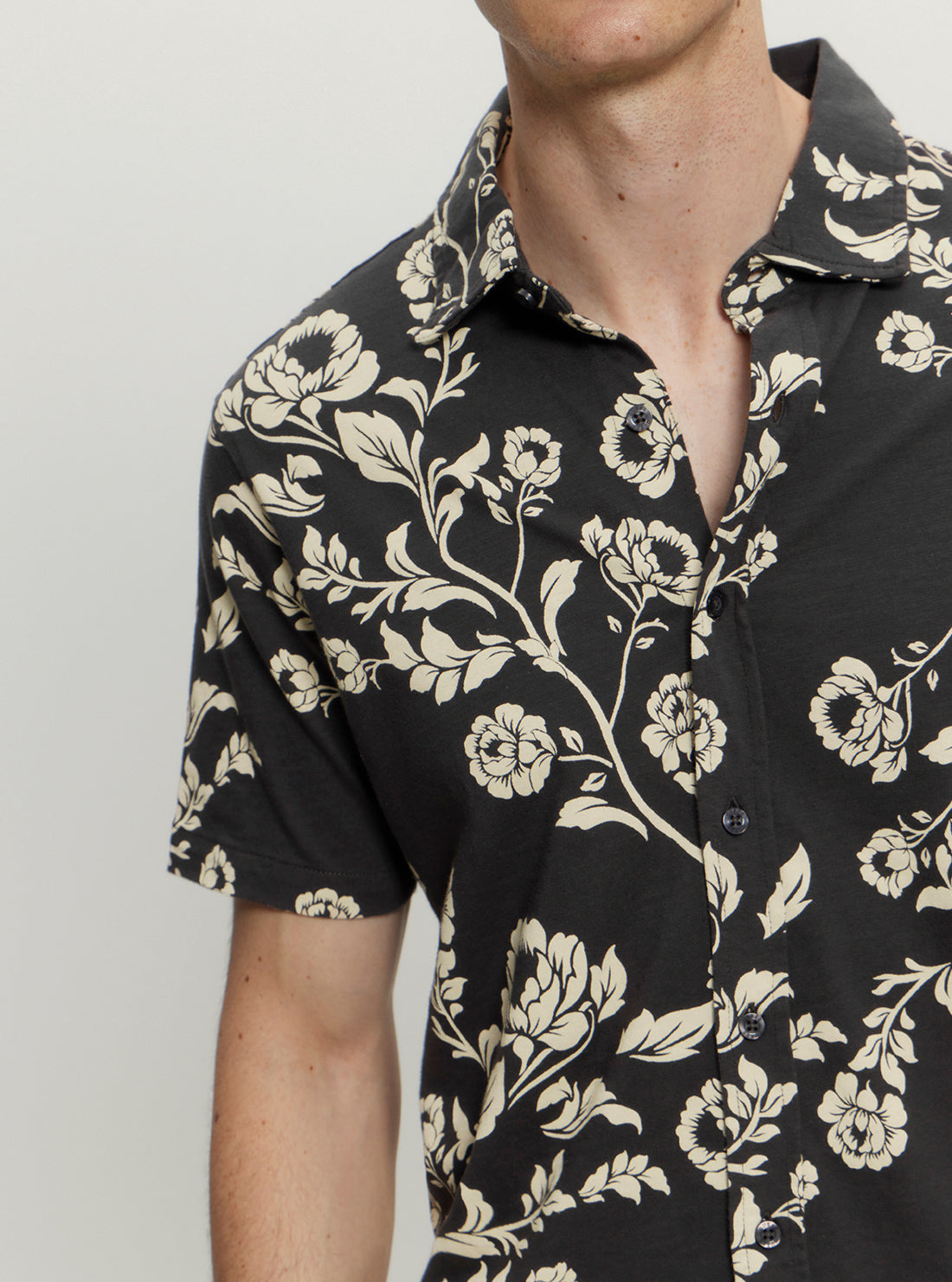 Black Parker Floral Shirt