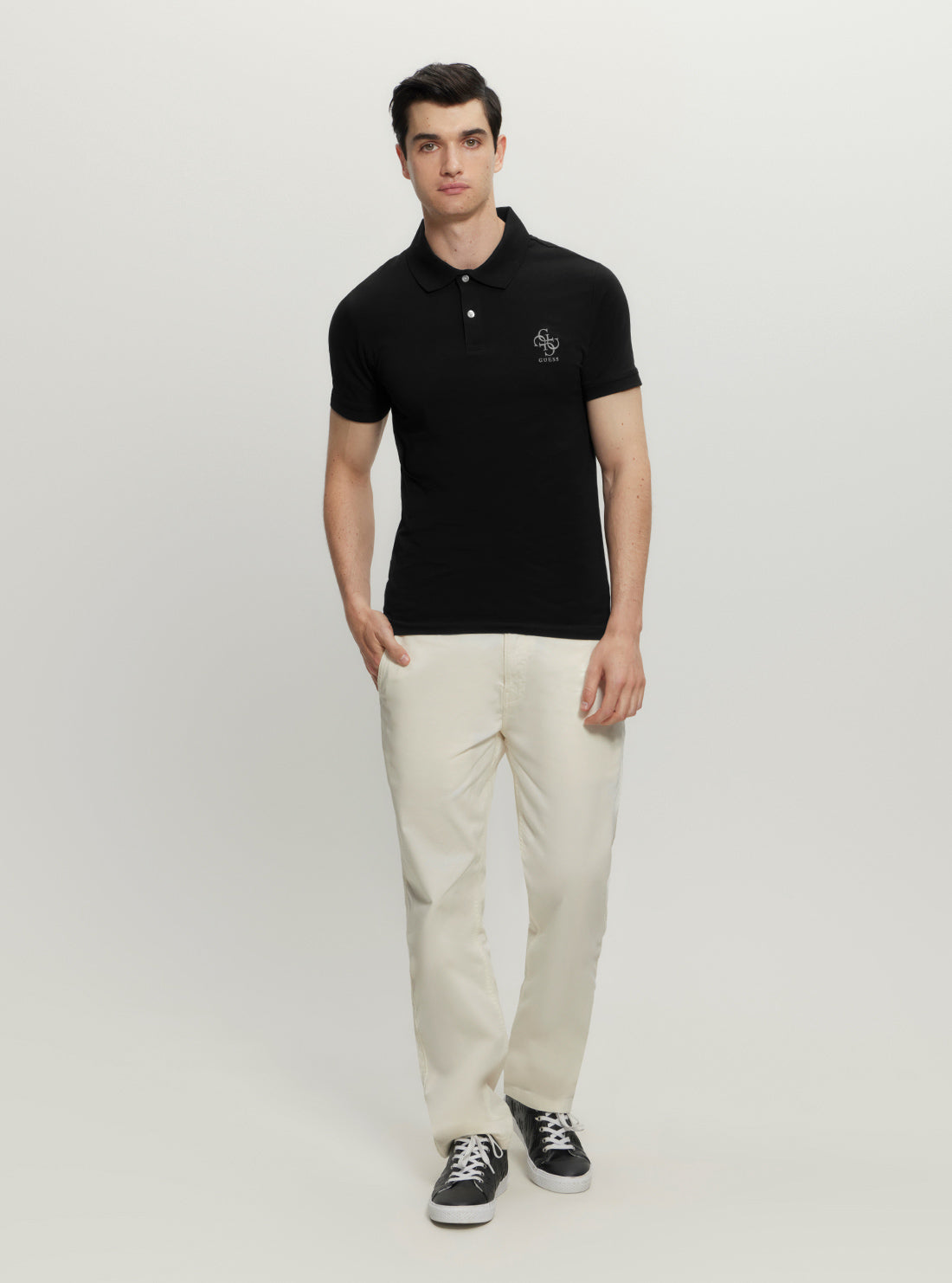 Eco Black Nolan Polo T-Shirt