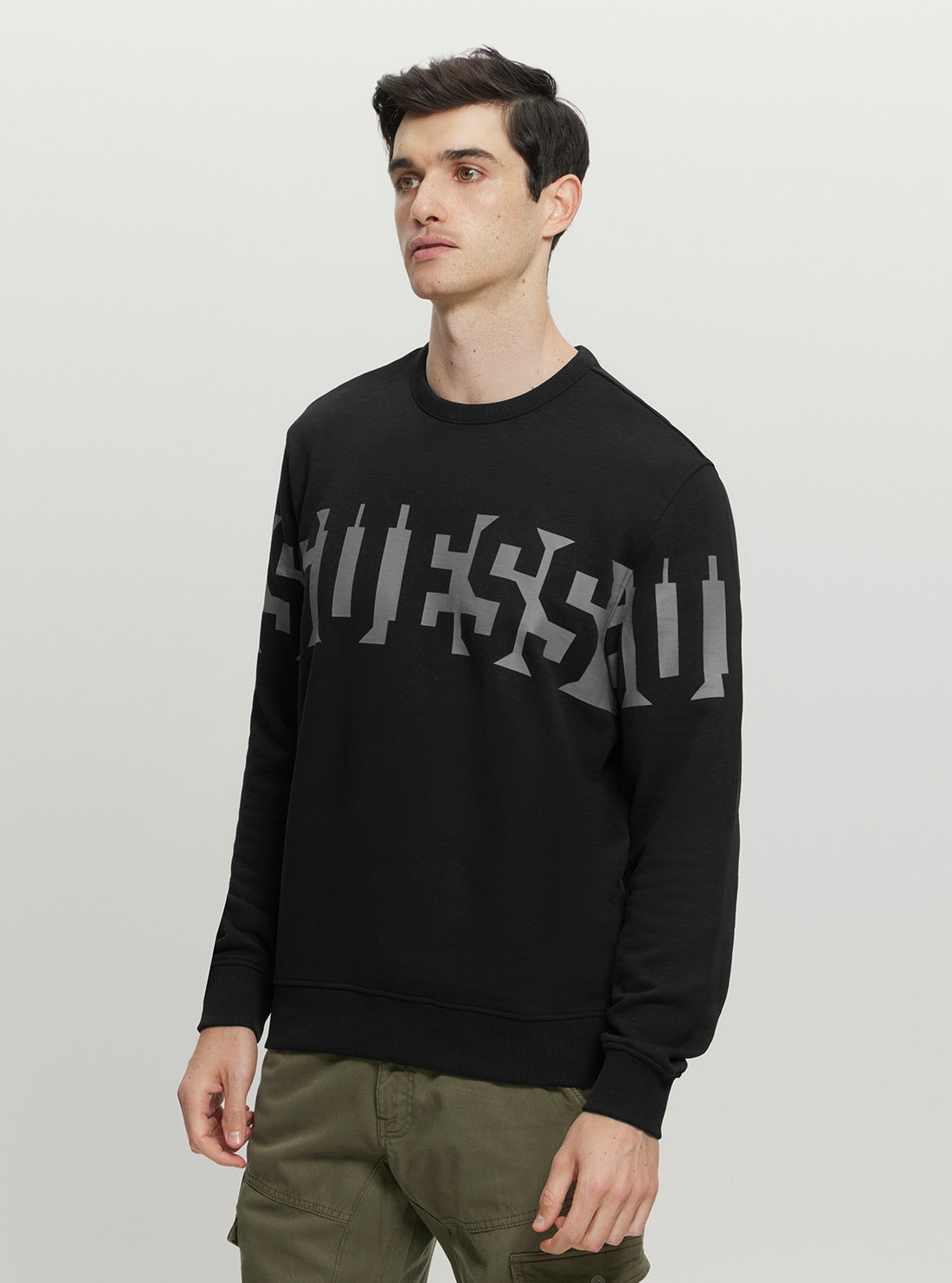 Eco Black Logo Jumper