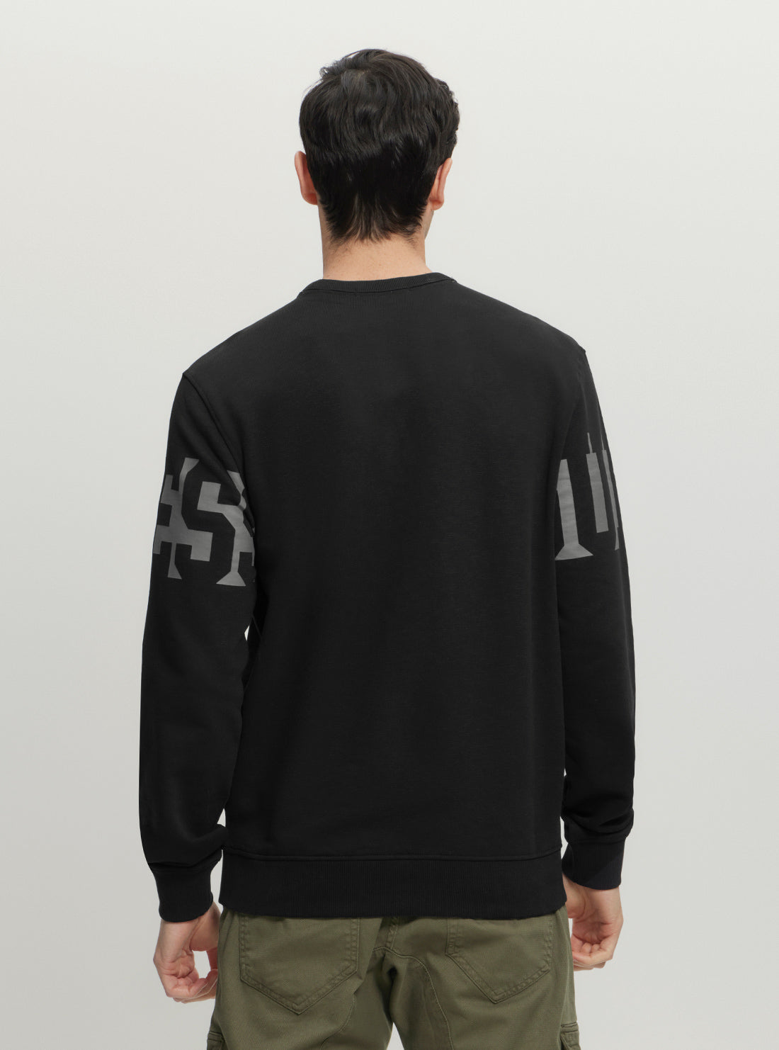 Eco Black Logo Jumper