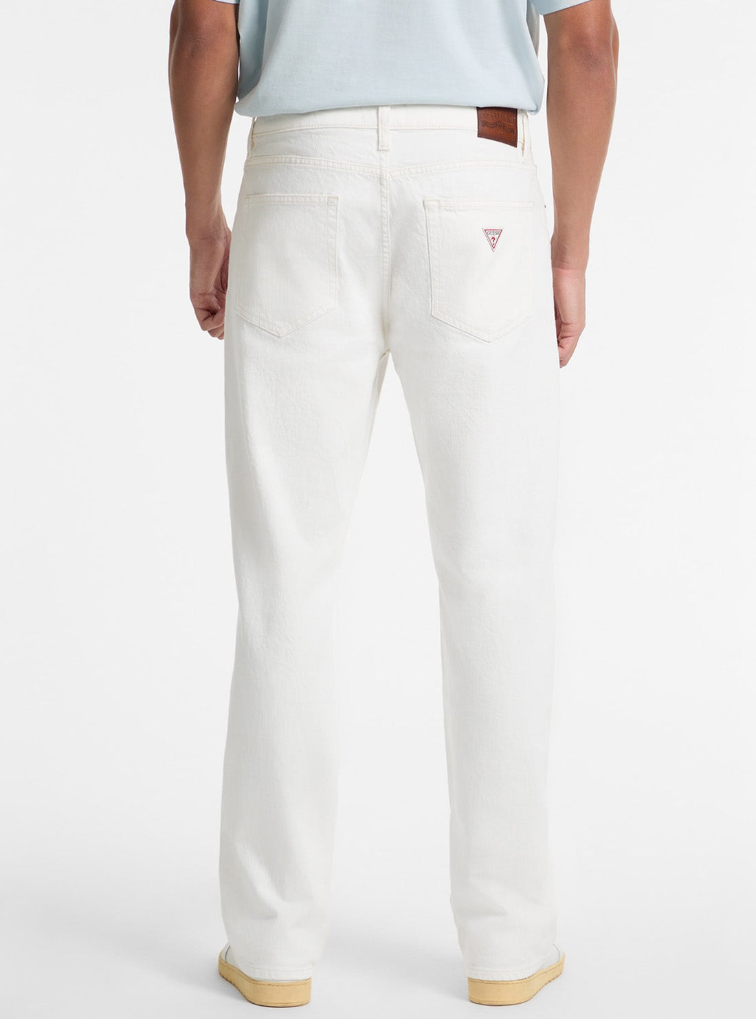 Guess Jeans White G18 Relaxed Jeans M5GAB3D5OC1 Back View