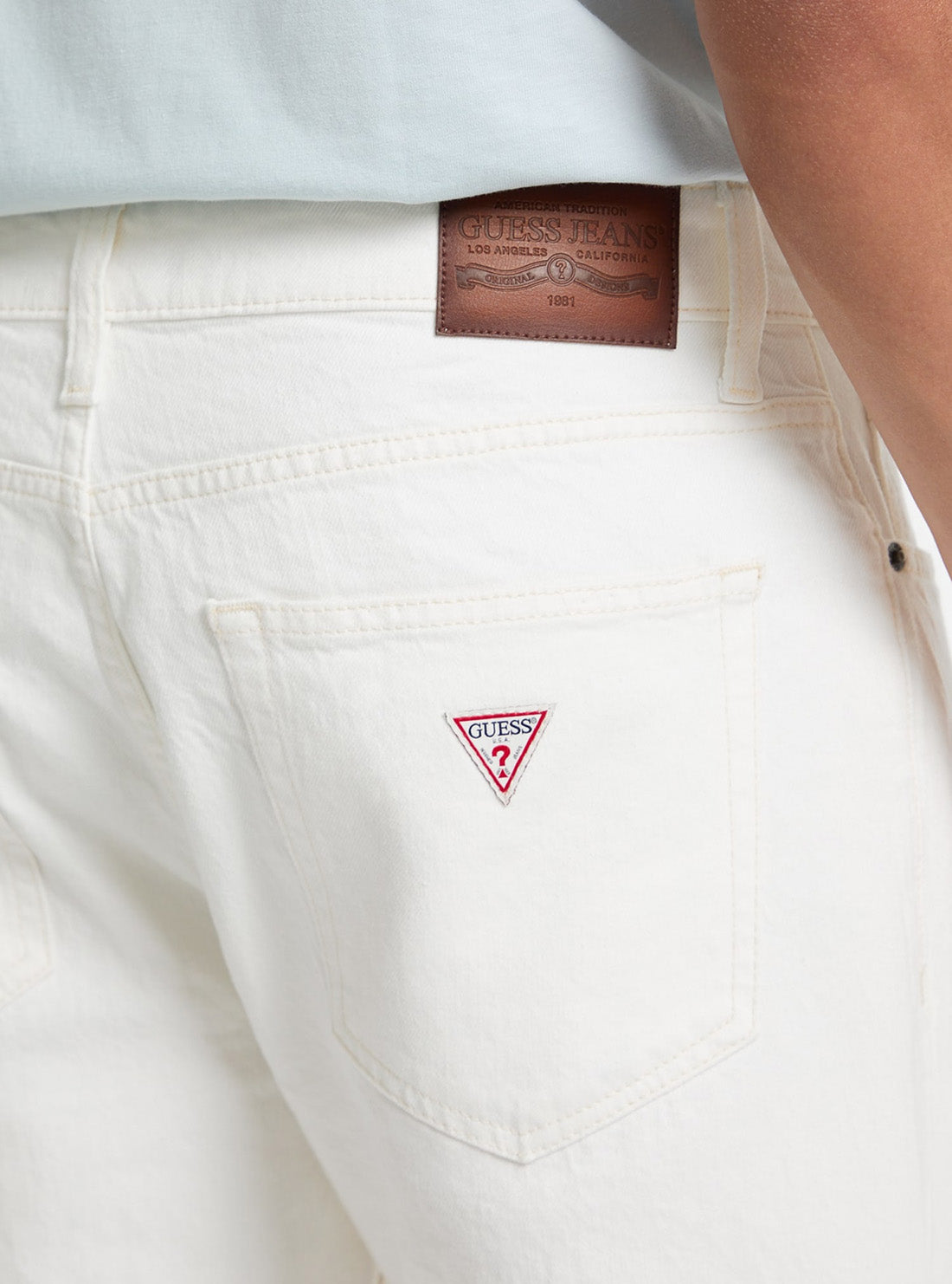 Guess Jeans White G18 Relaxed Jeans M5GAB3D5OC1 Detail View