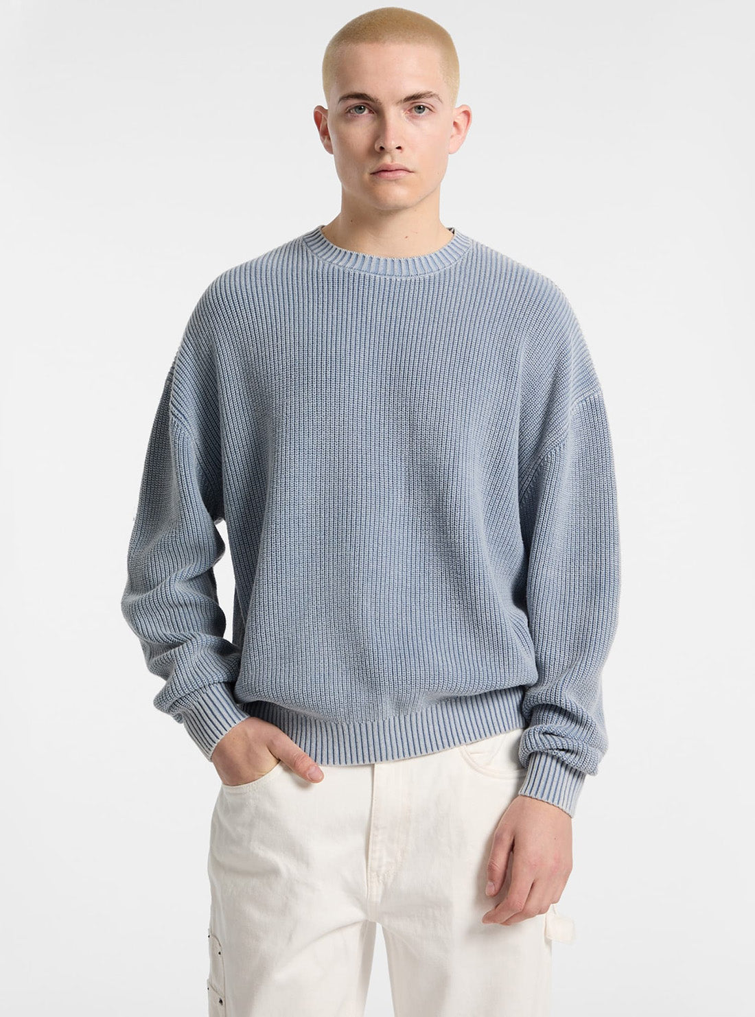 Guess Originals Blue Crewneck Sweater M5GR23Z3NH1 Front View