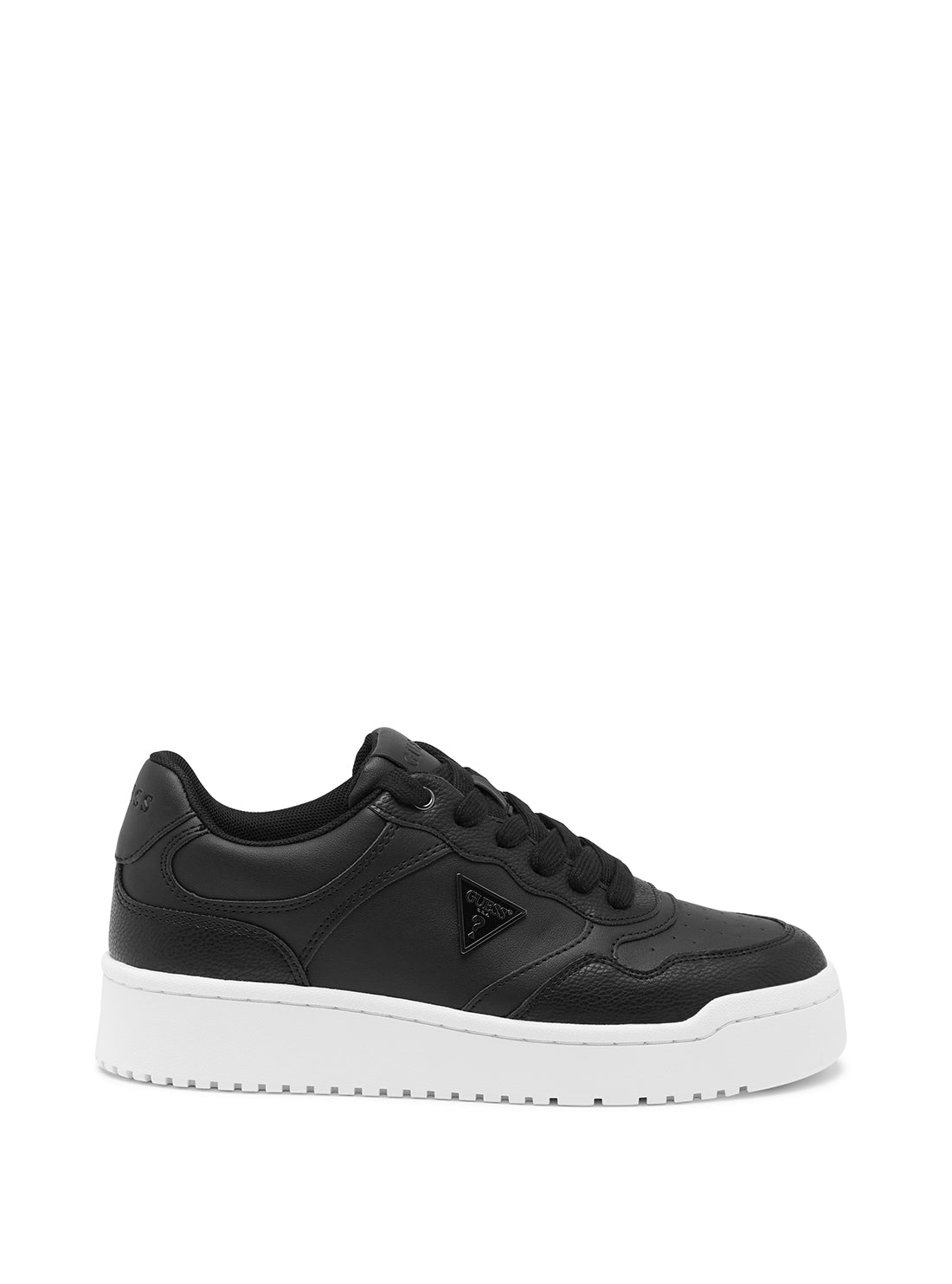 guess womens Black Miram Low-Top Sneakers side view