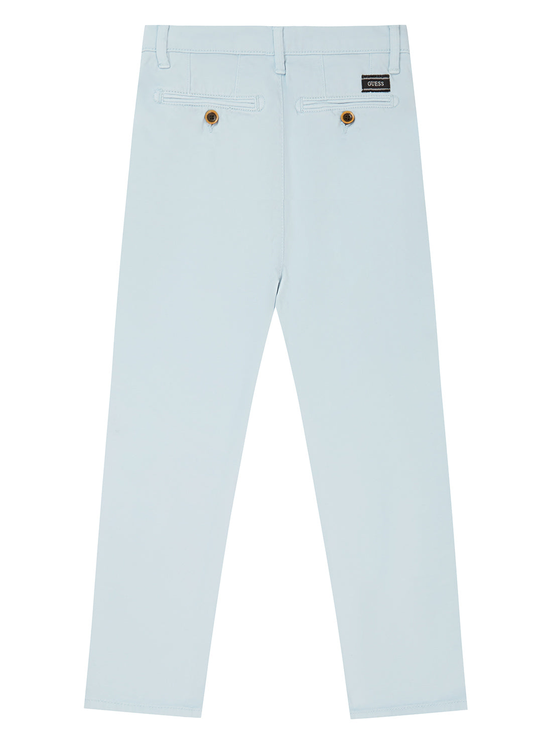 Frosted Blue Sateen Chino Pants (2-7)