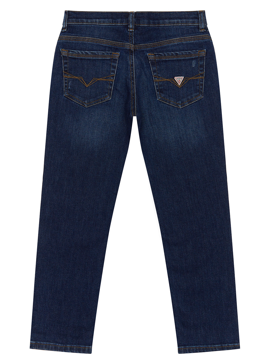 GUESS Blue Denim Straight Leg Pants (2-7) back view