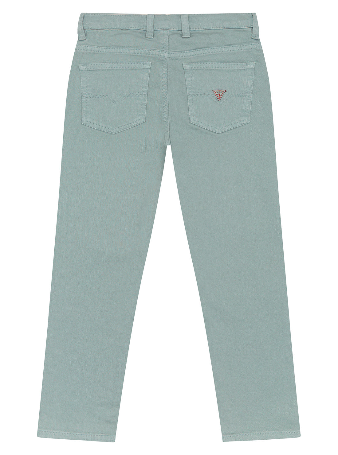 GUESS Green Bull Denim Straight Fit Pants (2-7) back view