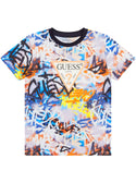 Graffiti Print Short Sleeve T-Shirt (2-7)