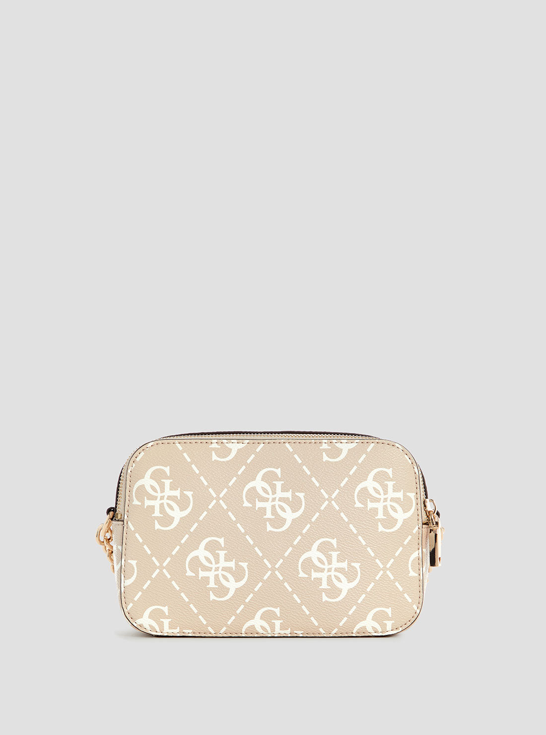 Beige Logo Izzy Camera Bag