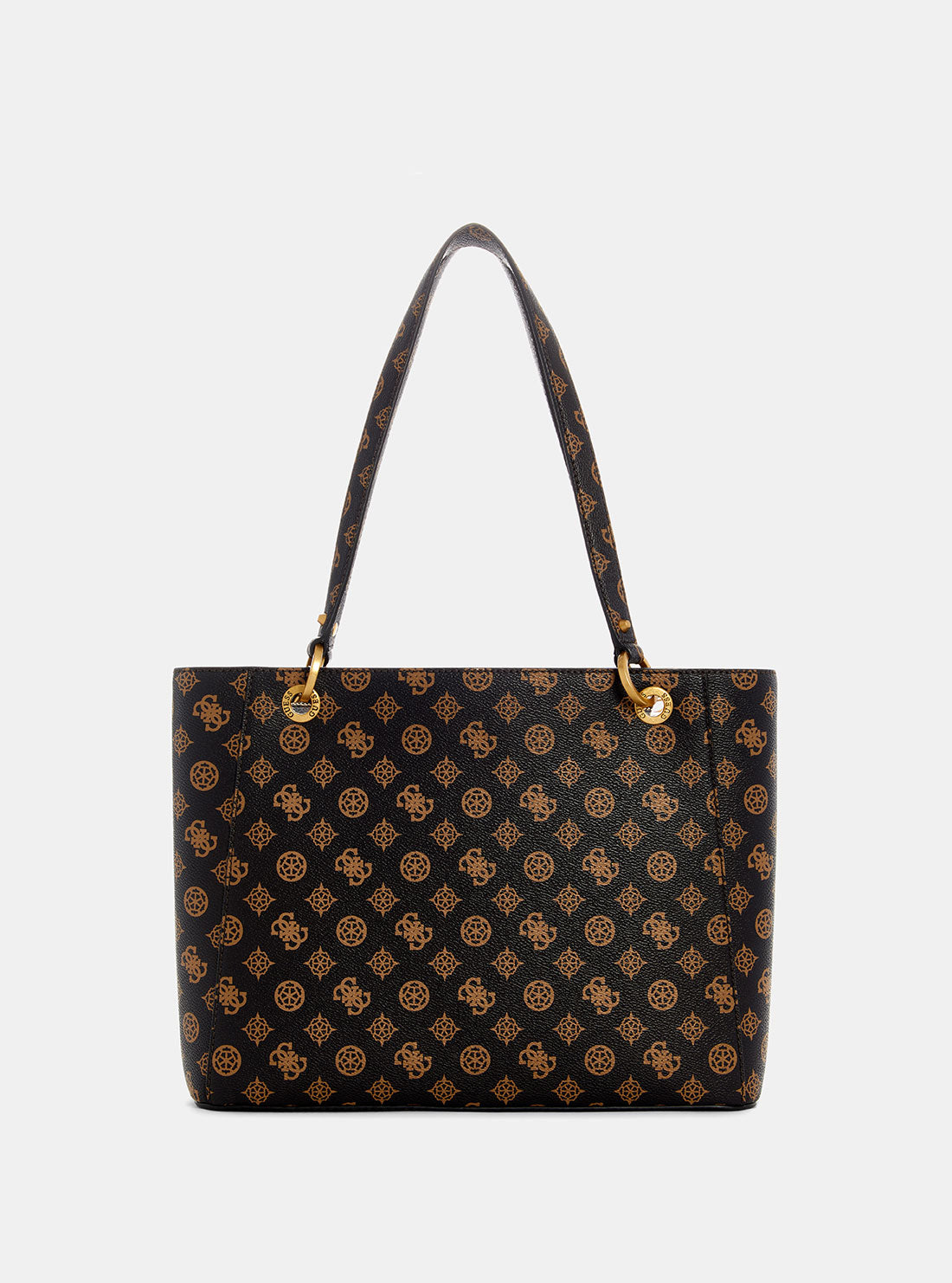 Brown Logo Kuba Noel Tote Bag