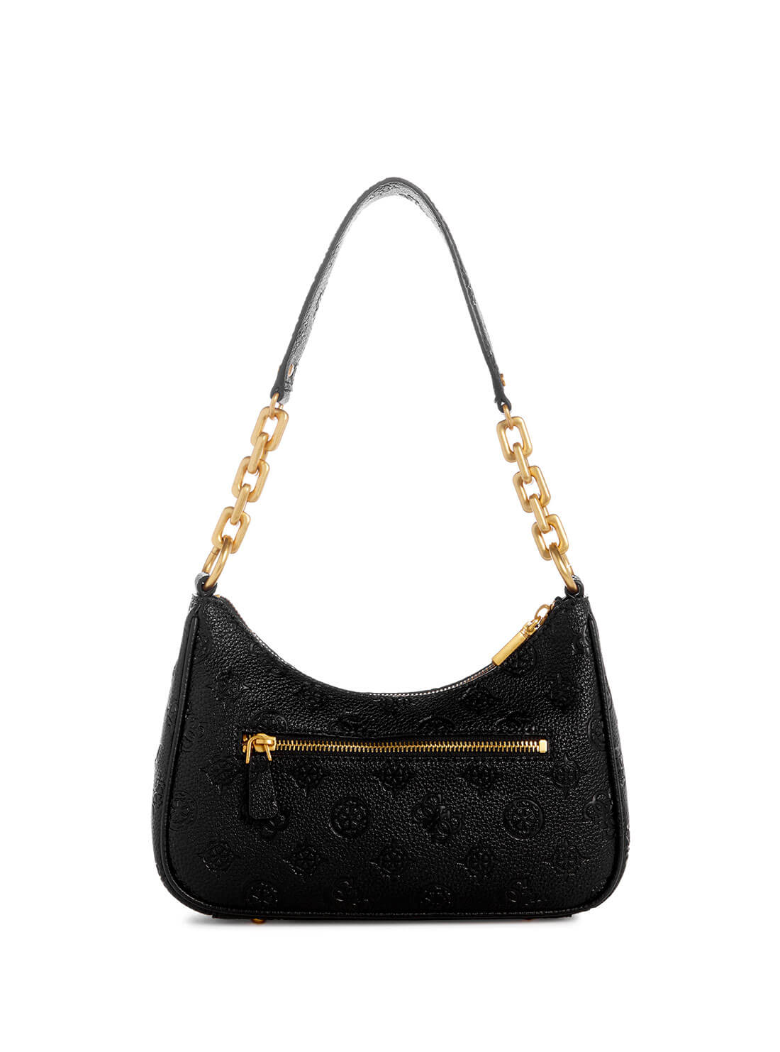 Women's Black Izzy Shoulder Bag back view