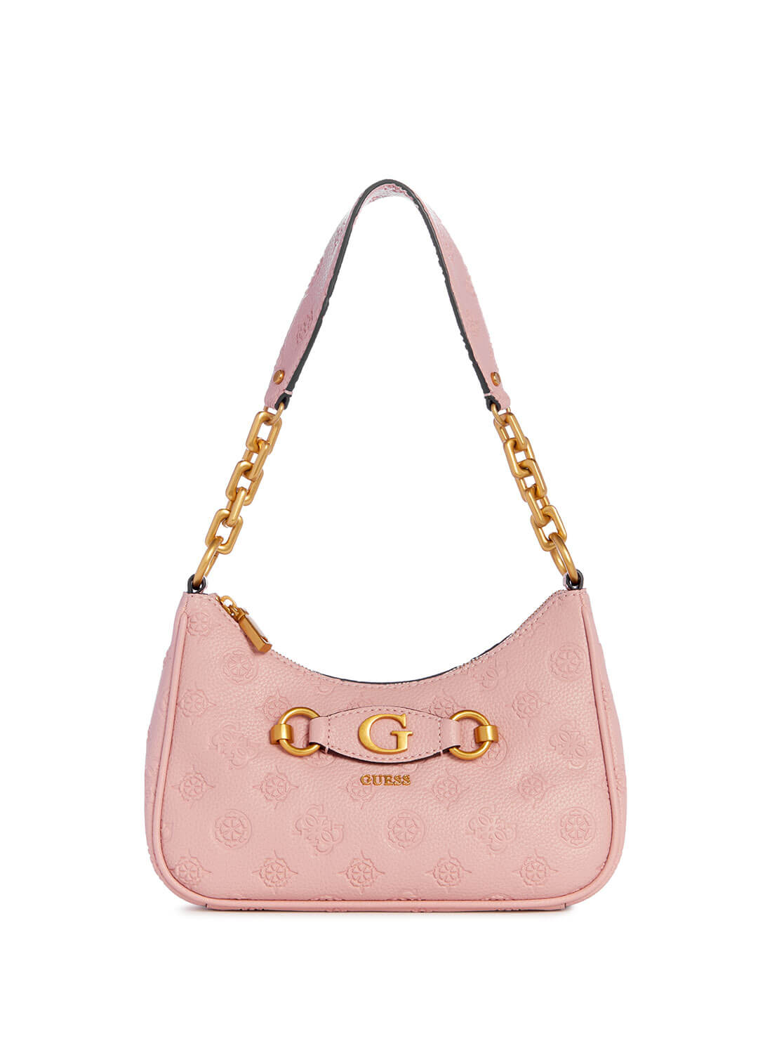 Women's Pink Izzy Shoulder Bag front view