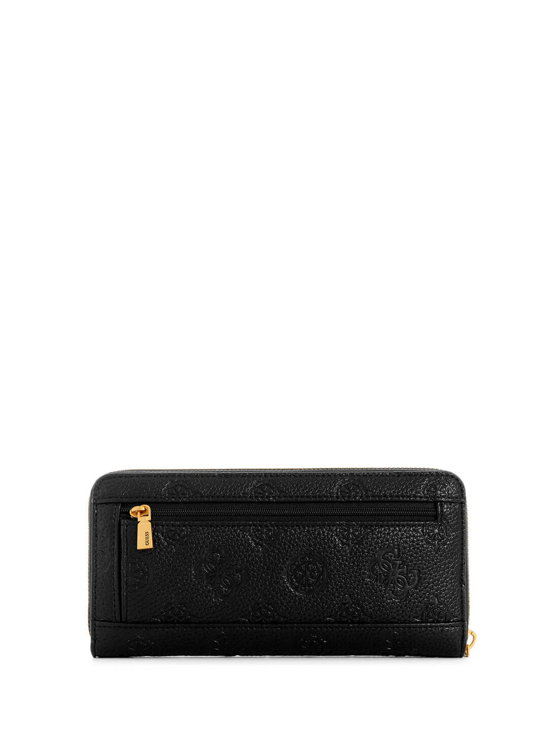 Women's Black Izzy Large Wallet back view