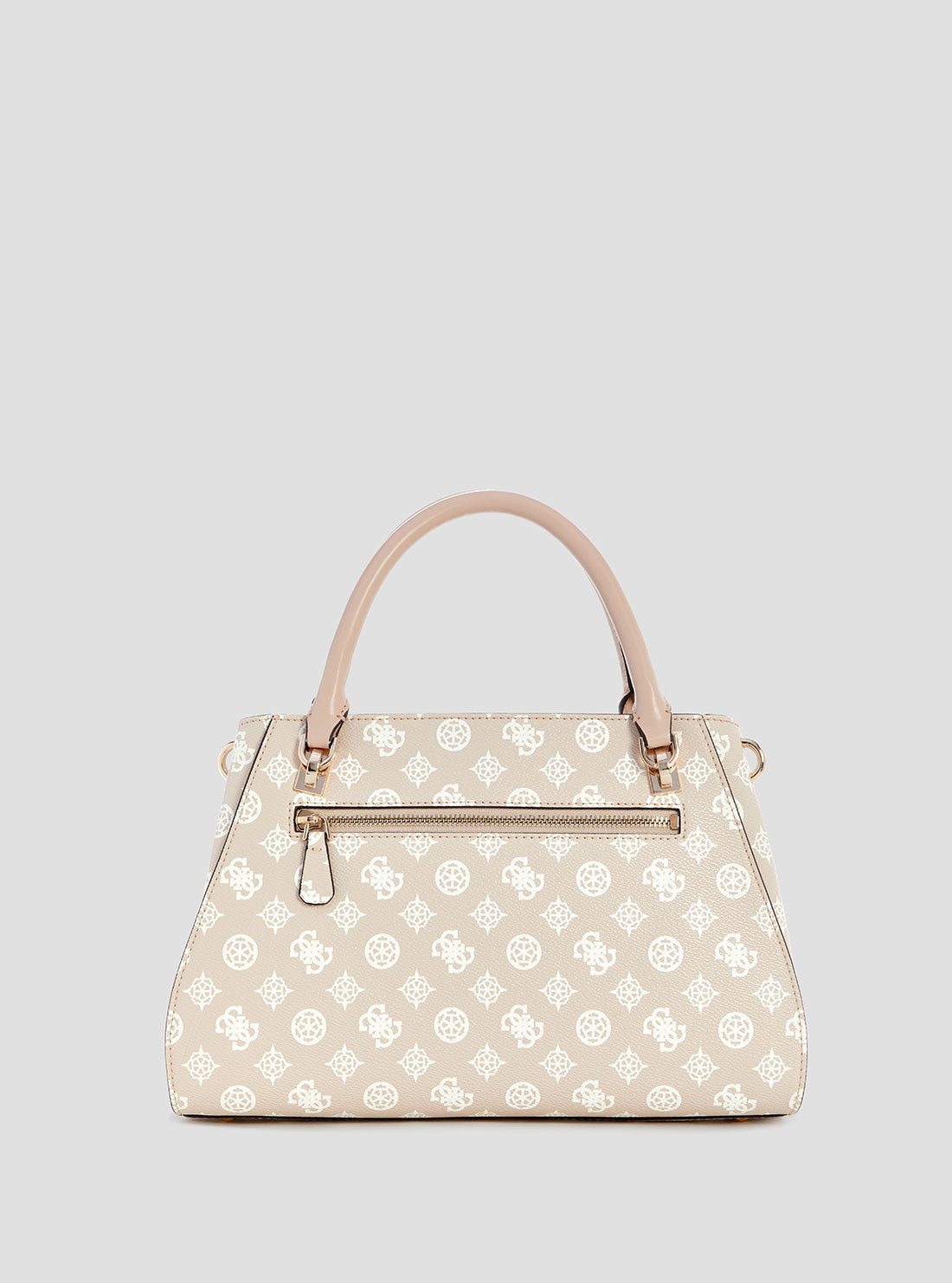 Beige Logo Noelle Luxury Satchel Bag