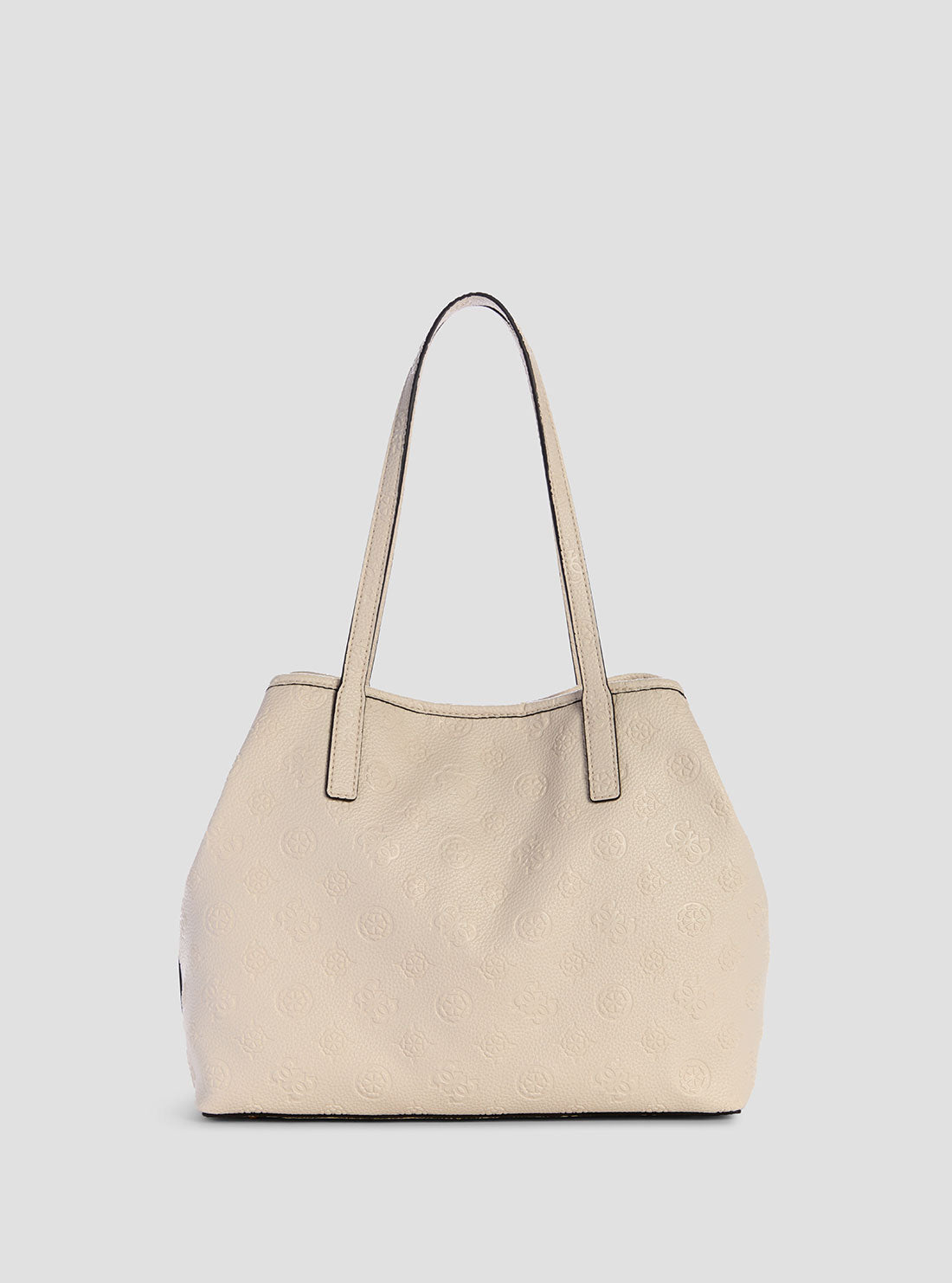 Beige Logo Vikky 2 in 1 Tote Bag