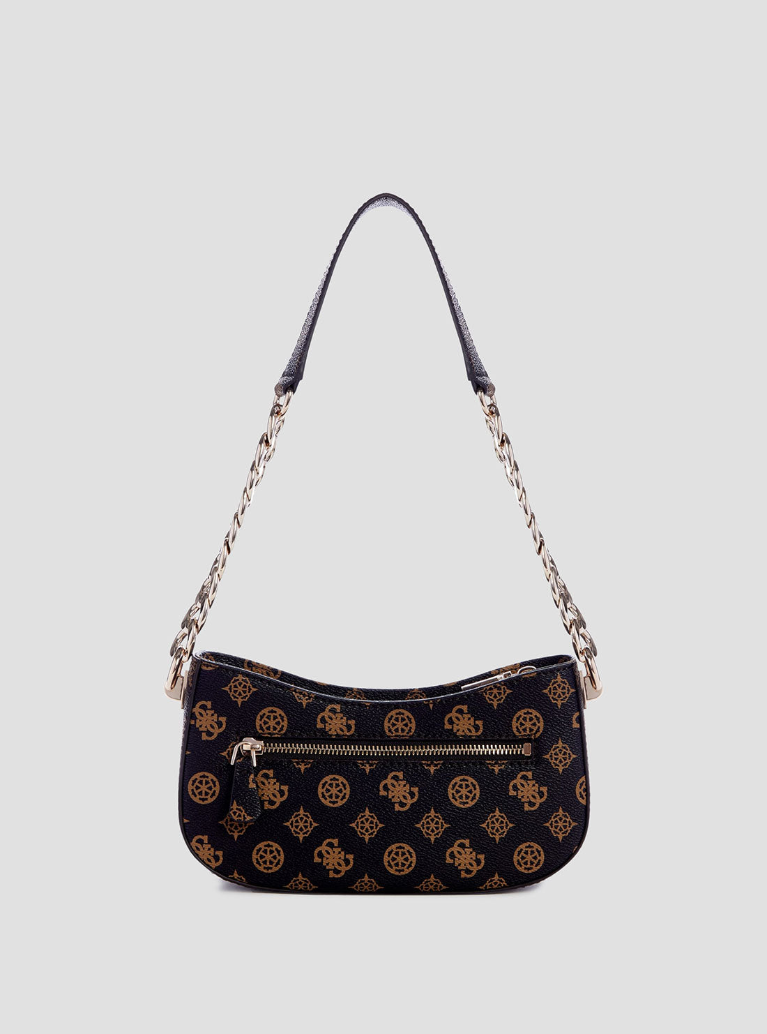 Brown Logo Evelune Shoulder Bag