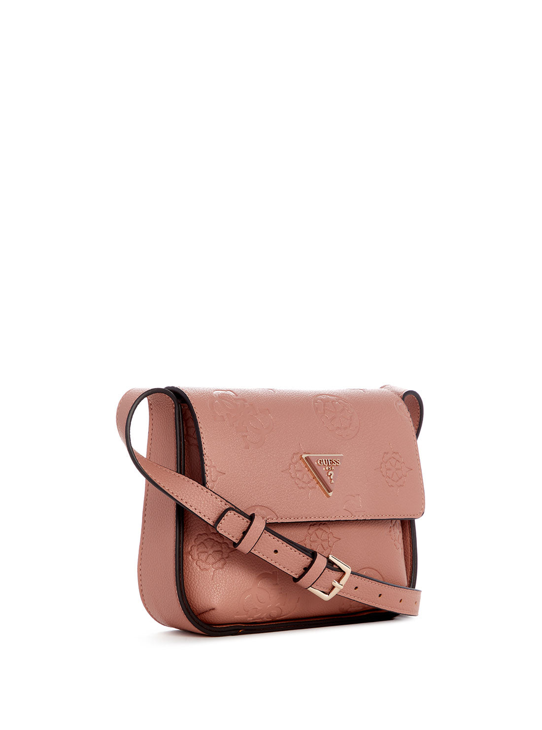 Pink Logo Keandra Crossbody Bag