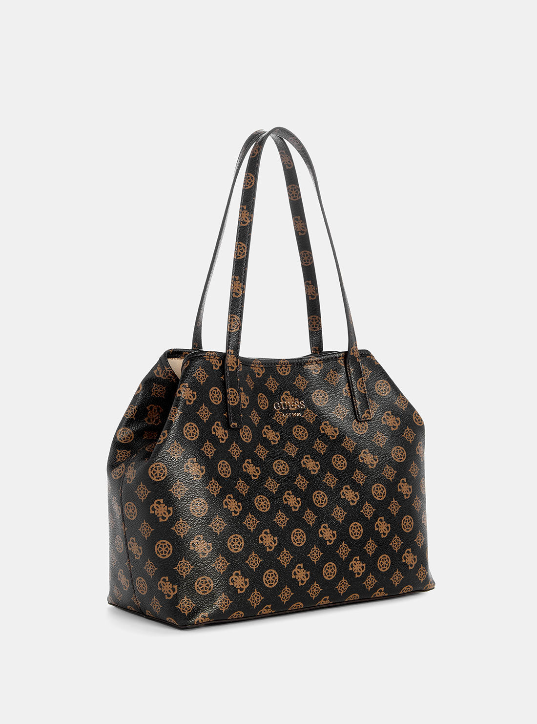 Brown Logo Vikky 2 in 1 Tote Bag