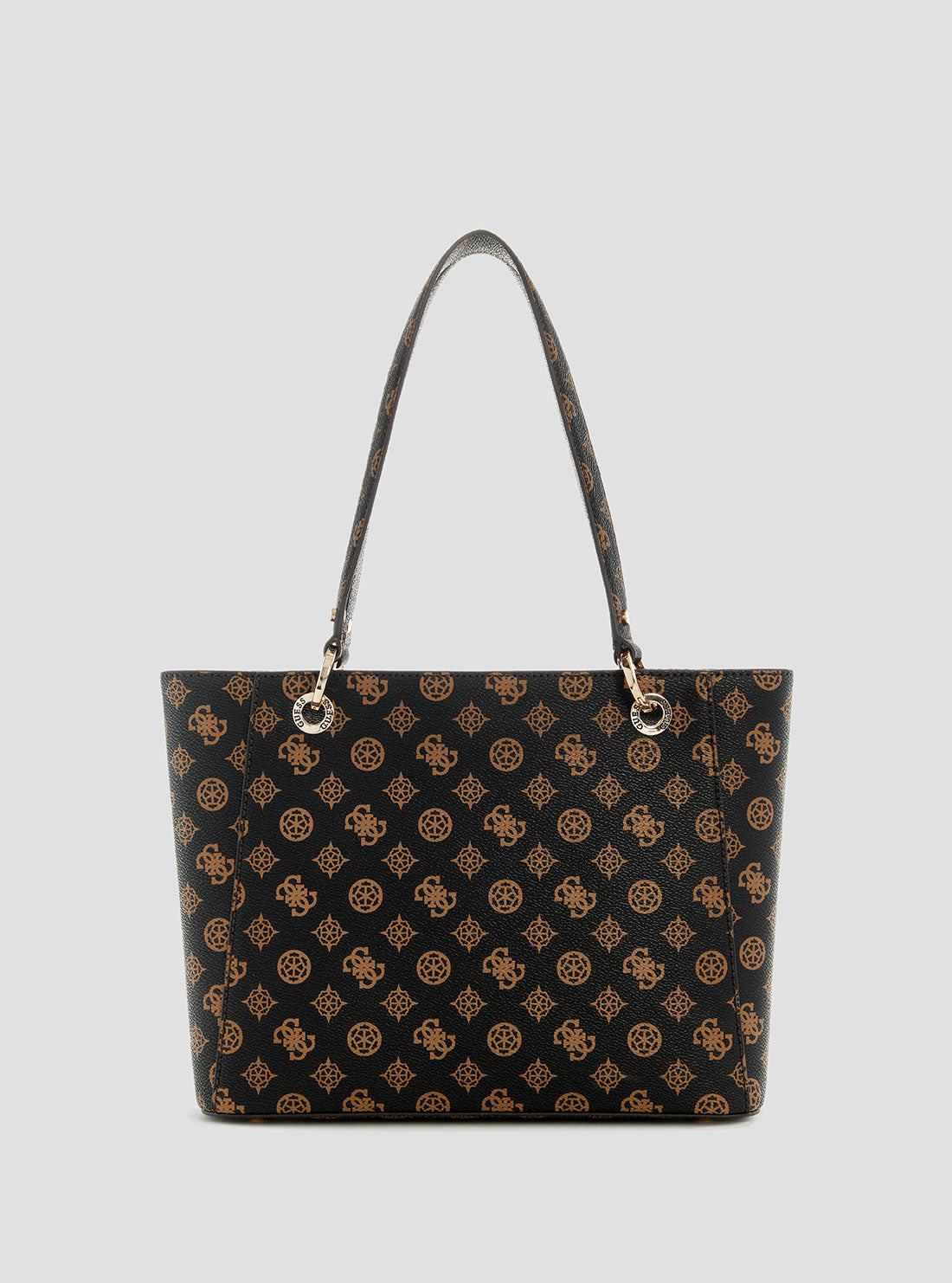 Brown Logo Noelle Small Tote Bag