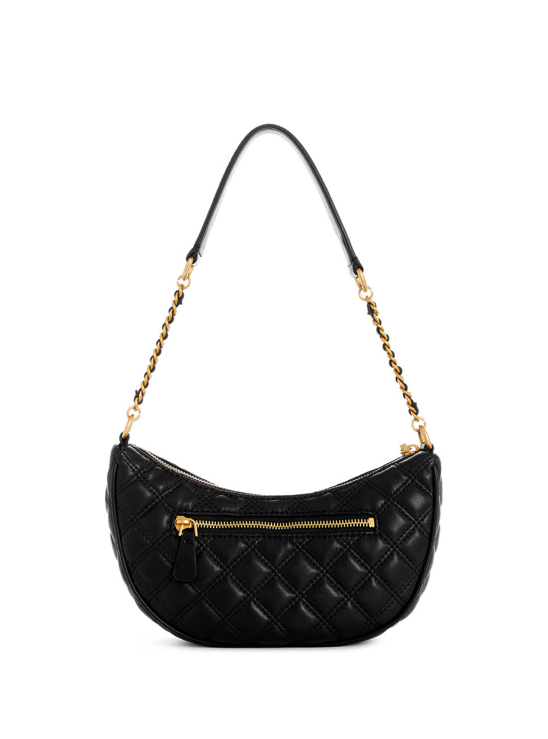 Women's Black Giully Shoulder Bag back view