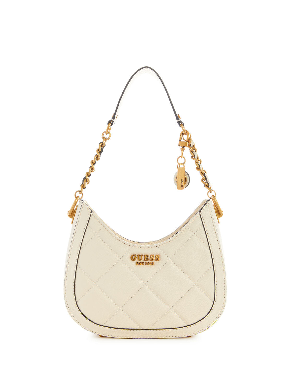 guess womens Stone Abey Hobo Shoulder Bag front view
