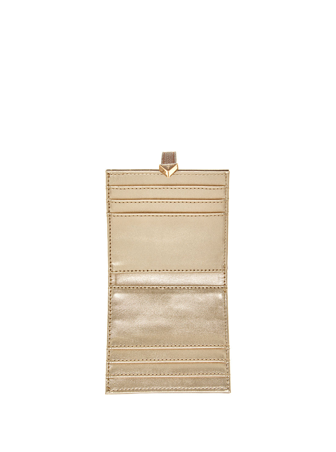 Beige Giully Tab Card Case