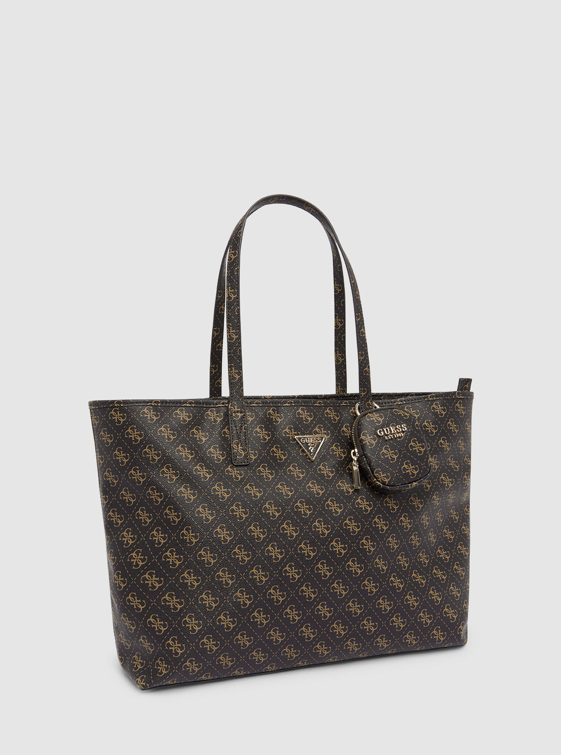 Brown Logo Power Play Large Tote