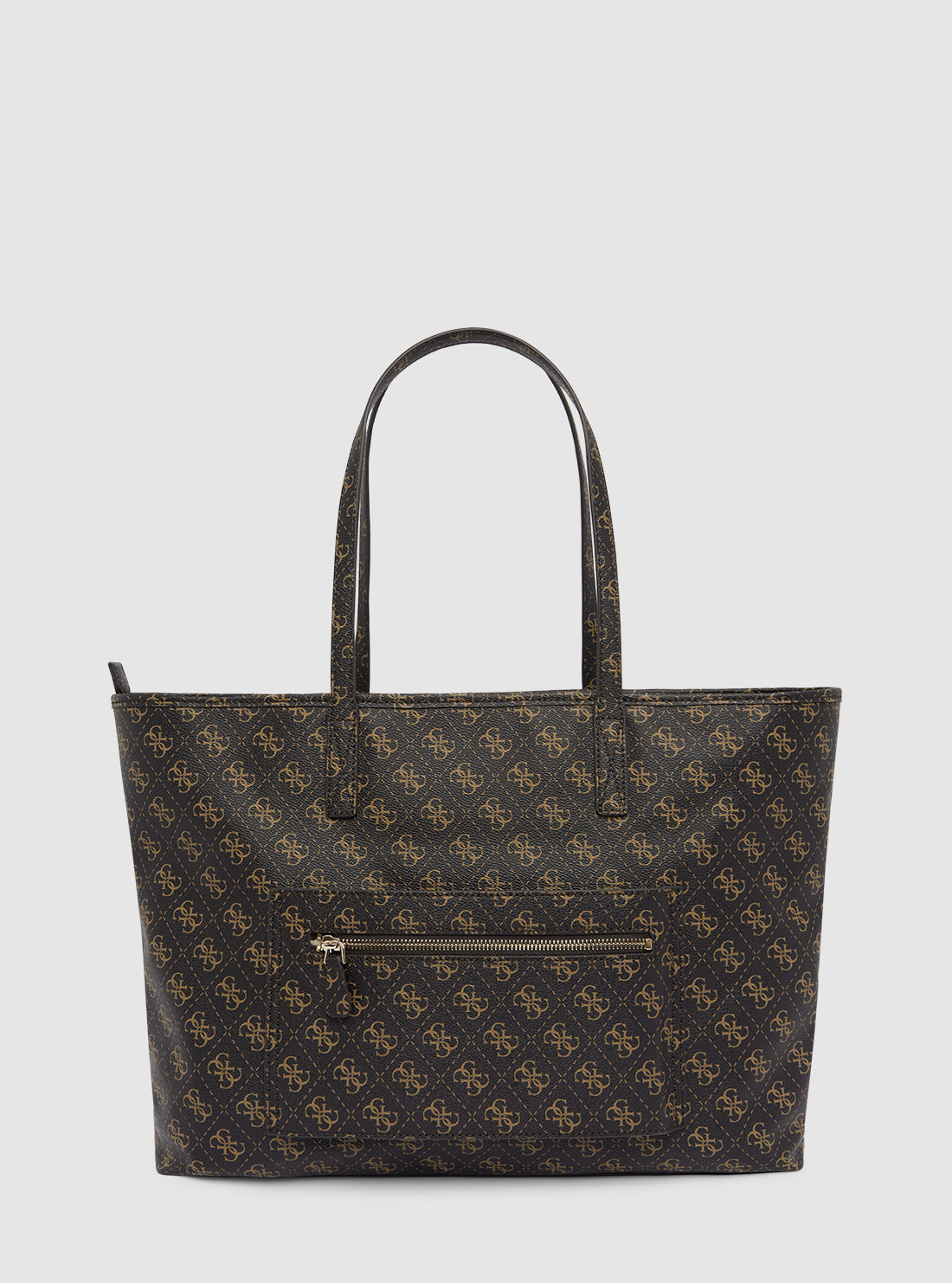 Brown Logo Power Play Large Tote