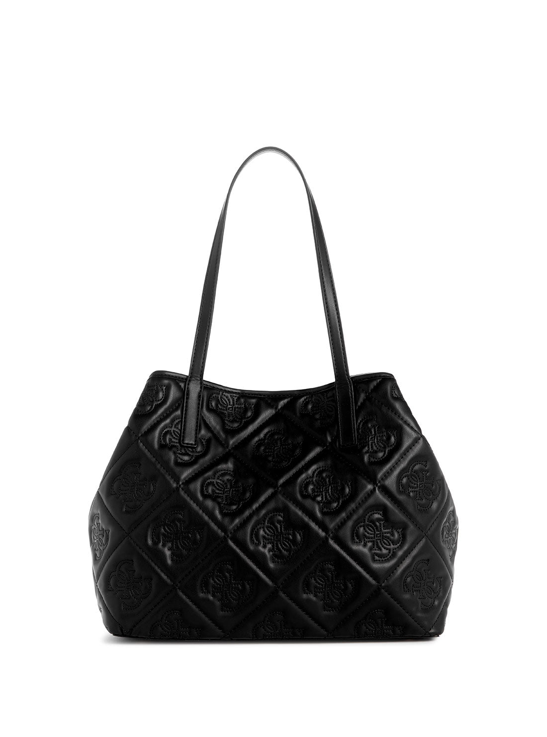 GUESS Black Logo Vikky 2 in 1 Tote Bag back view